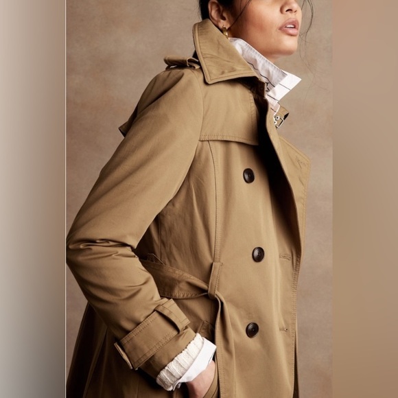 NWOT Banana Republic trench size XL amazing design - Picture 14 of 15